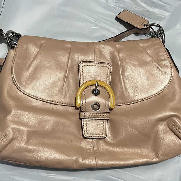 Coach Leather Soho Shoulder Bag - Pink (F17217) - Picture 8 of 9